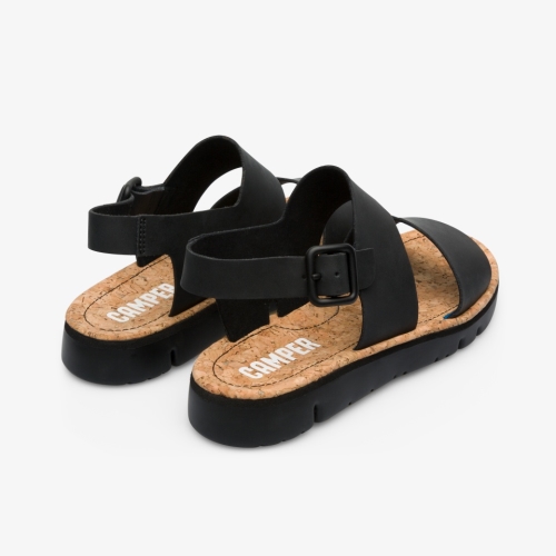 Camper Oruga Womens Sandals US-02140 Black Online Clearance